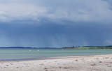 Ferienwohnung in Kükelühn - Ferienhof Blöhs - Sehlendorfer Strand Blick nach Weissenhaus