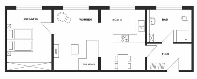 Ferienwohnung in Hornstorf OT Rüggow - Quaduxenbarg - Bild 5