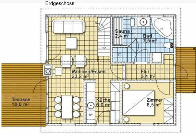 Ferienhaus in Baabe - Ferienhaus in den Dünen 282 - Baabe - Bild 20