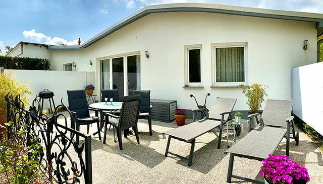 Ferienwohnung in Heringsdorf - 4-Sterne Brinkmannhaus Anna**** Whg 1 praktisch fast am Strand, Terrasse, Grill - Bild 4