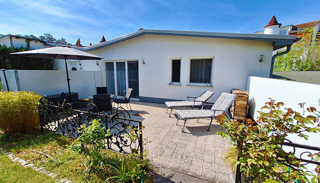 Ferienwohnung in Heringsdorf - 4-Sterne Brinkmannhaus Anna**** Whg 1 praktisch fast am Strand, Terrasse, Grill - Bild 12